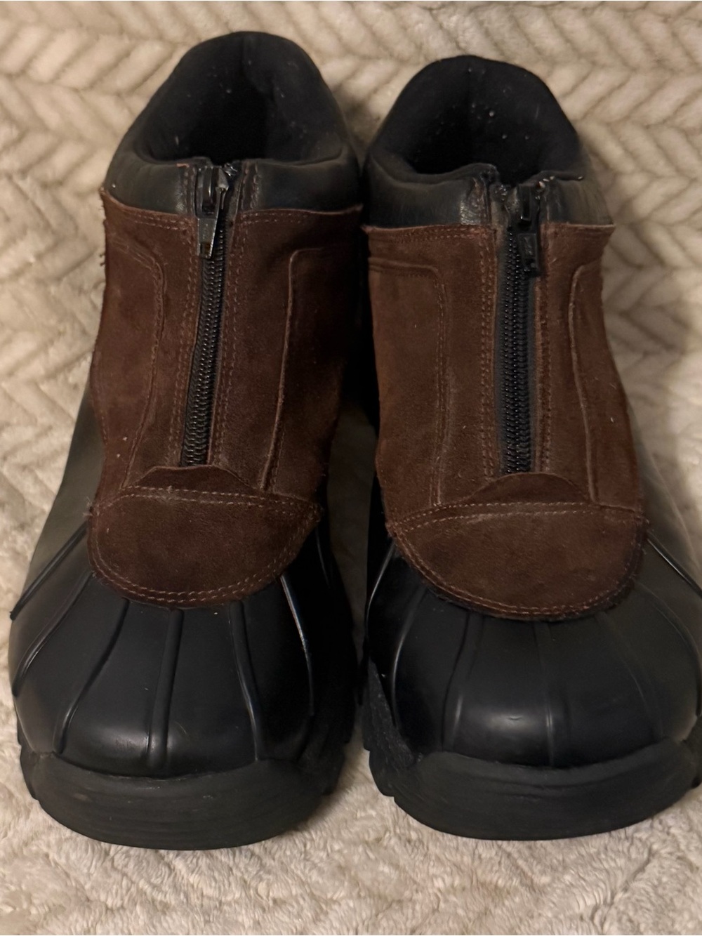 Men’s Blizzard Waterproof Ankle Zip Front Snow Boots - Picture 2 of 6